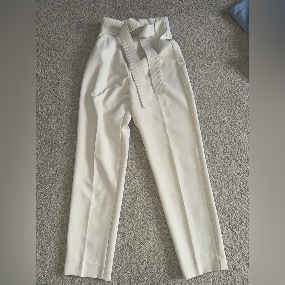 ZARA Tie-Front Trousers